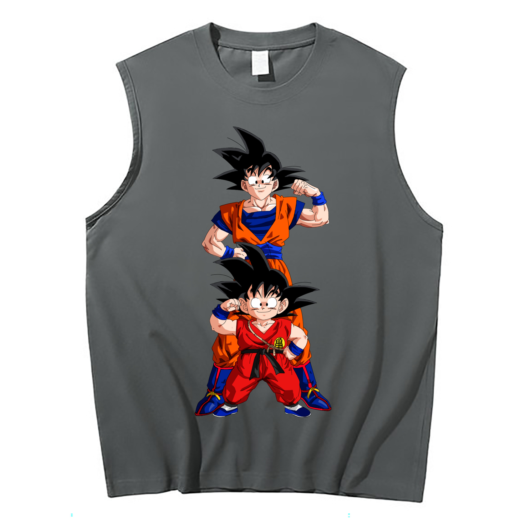 （画像用） ドラゴンボール 孫悟空（そん ごくう）Son Goku カカロット DRAGON BALL Kakarotto コットン100％タンクトップ（フロントプリント）
